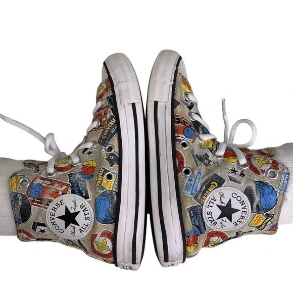 Converse Chuck Taylor All Star Jump Ball Sneakers Kid Junior Size 13 Unisex - Picture 4 of 12